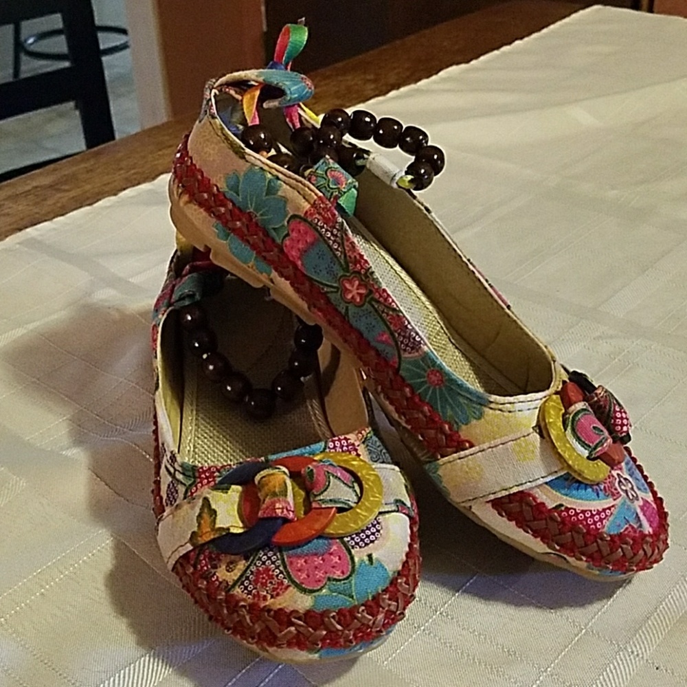 Bohemian beaded sandals boho